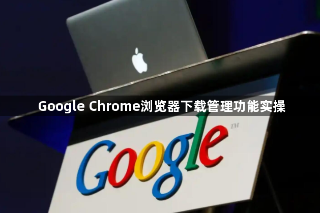 Google Chrome浏览器下载管理功能实操1