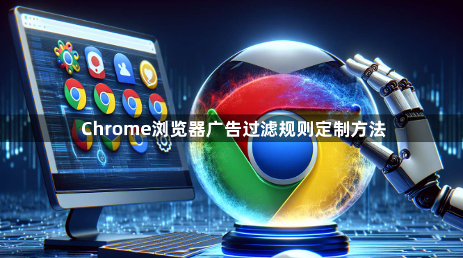 Chrome浏览器广告过滤规则定制方法1
