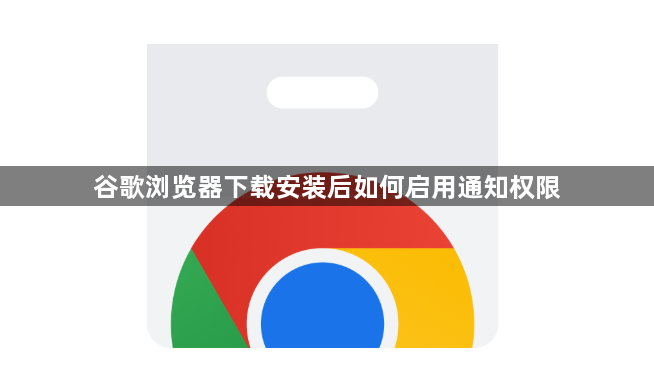 谷歌浏览器下载安装后如何启用通知权限1