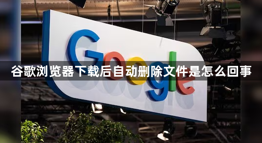 谷歌浏览器下载后自动删除文件是怎么回事1