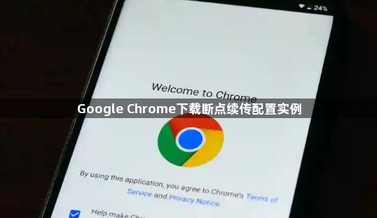 Google Chrome下载断点续传配置实例1