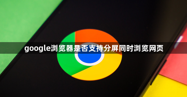 google浏览器是否支持分屏同时浏览网页1