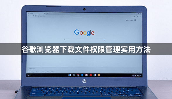 谷歌浏览器下载文件权限管理实用方法1