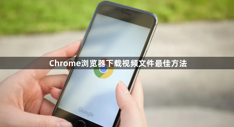 Chrome浏览器下载视频文件最佳方法1