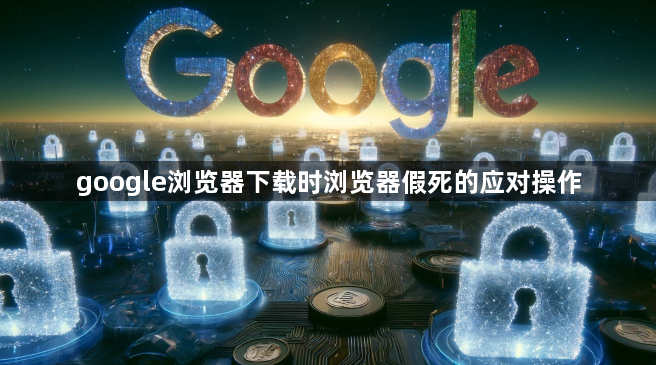 google浏览器下载时浏览器假死的应对操作1