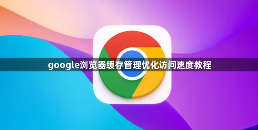 google浏览器缓存管理优化访问速度教程1