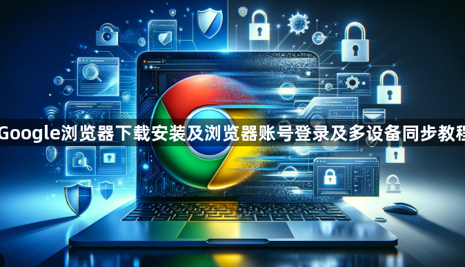 Google浏览器下载安装及浏览器账号登录及多设备同步教程1