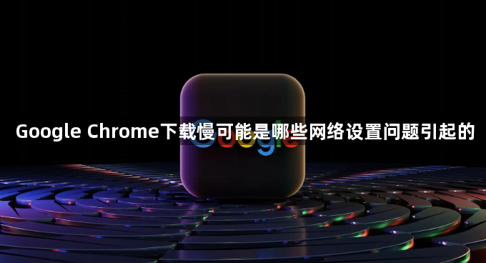 Google Chrome下载慢可能是哪些网络设置问题引起的1