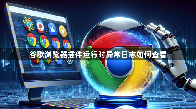 谷歌浏览器插件运行时异常日志如何查看1