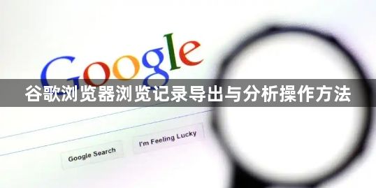 谷歌浏览器浏览记录导出与分析操作方法1