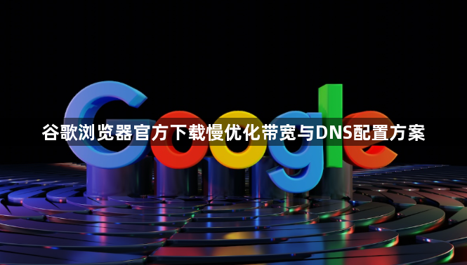 谷歌浏览器官方下载慢优化带宽与DNS配置方案1