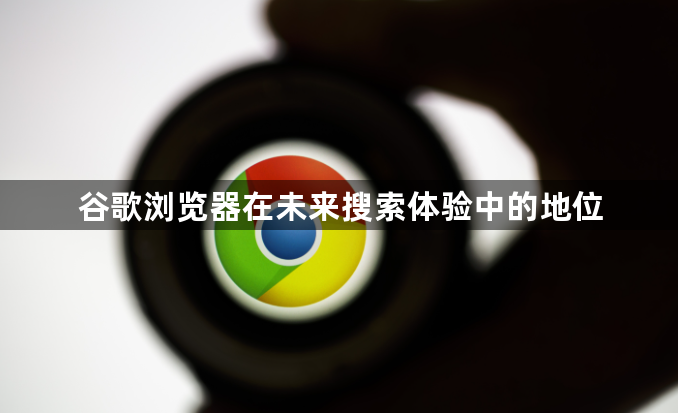 谷歌浏览器在未来搜索体验中的地位1