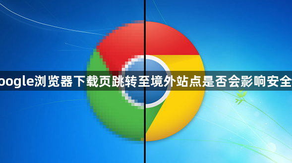 google浏览器下载页跳转至境外站点是否会影响安全性1