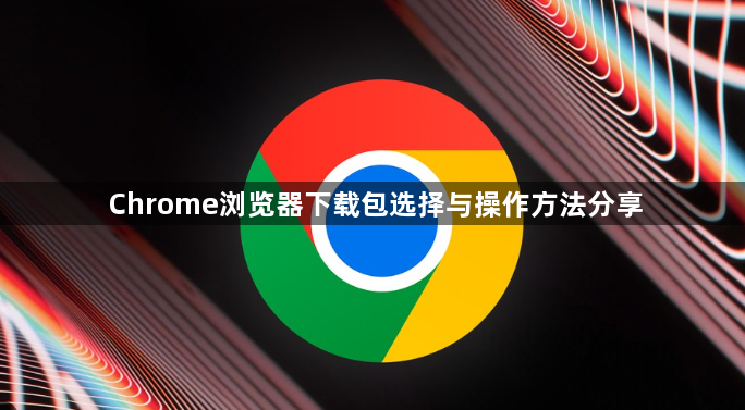 Chrome浏览器下载包选择与操作方法分享1