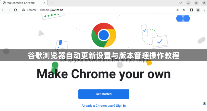 谷歌浏览器自动更新设置与版本管理操作教程1