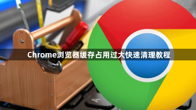 Chrome浏览器缓存占用过大快速清理教程1
