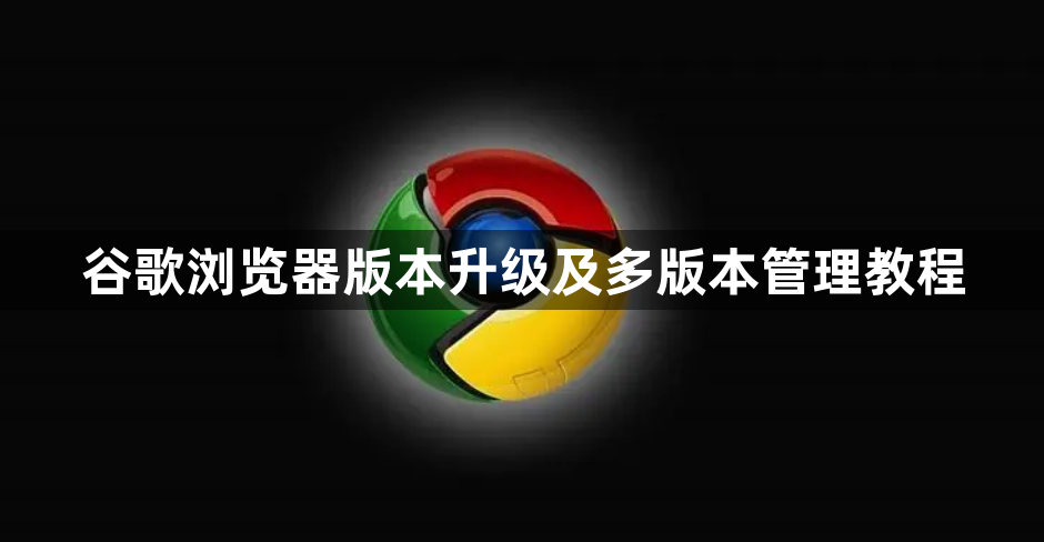谷歌浏览器版本升级及多版本管理教程1