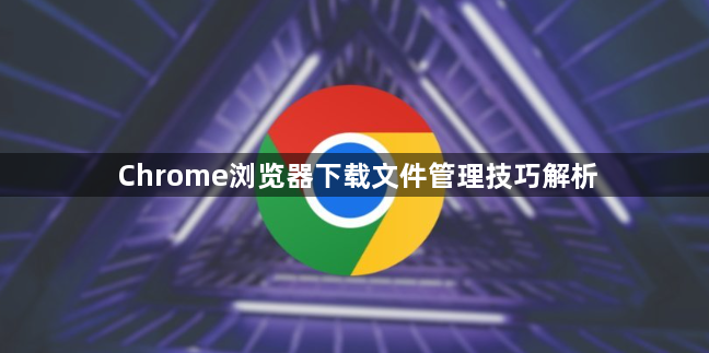 Chrome浏览器下载文件管理技巧解析1