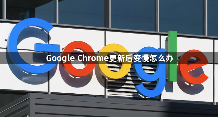 Google Chrome更新后变慢怎么办1