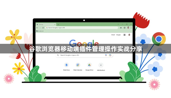 谷歌浏览器移动端插件管理操作实战分享1
