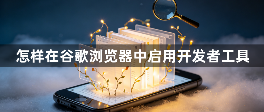 怎样在谷歌浏览器中启用开发者工具1