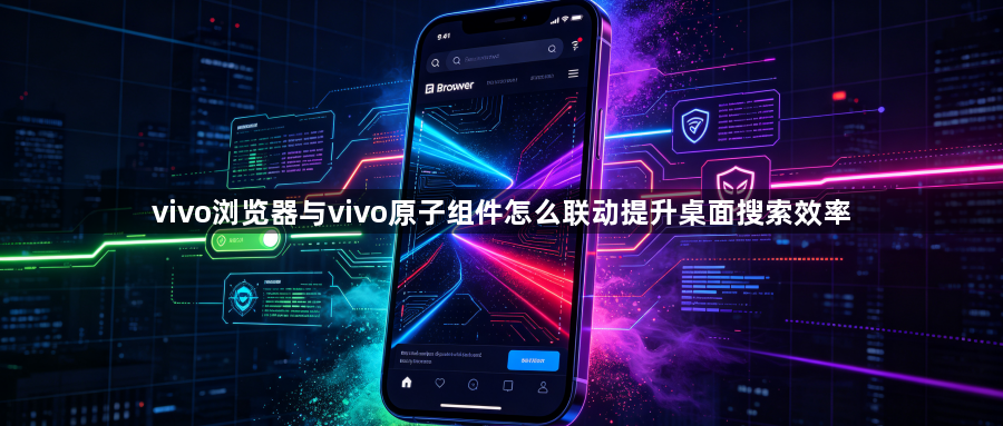 vivo浏览器与vivo原子组件怎么联动提升桌面搜索效率1