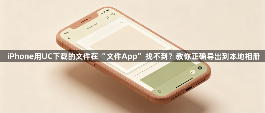 iPhone用UC下载的文件在“文件App”找不到？教你正确导出到本地相册1
