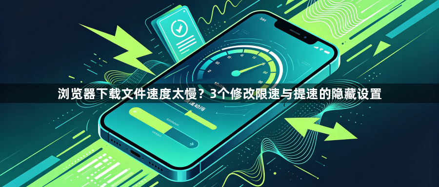 浏览器下载文件速度太慢？3个修改限速与提速的隐藏设置1
