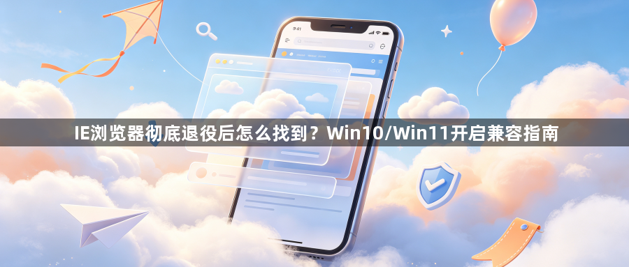 IE浏览器彻底退役后怎么找到？Win10/Win11开启兼容指南1