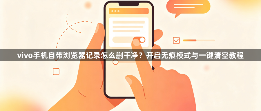 vivo手机自带浏览器记录怎么删干净？开启无痕模式与一键清空教程1