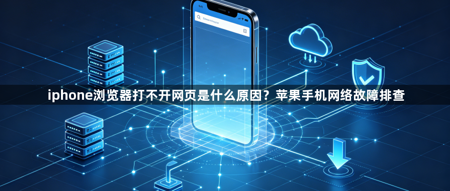iphone浏览器打不开网页是什么原因？苹果手机网络故障排查1
