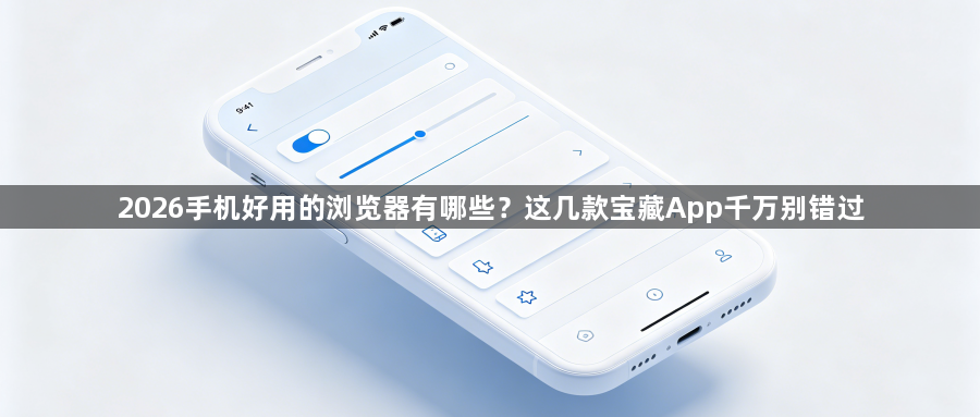 2026手机好用的浏览器有哪些？这几款宝藏App千万别错过1