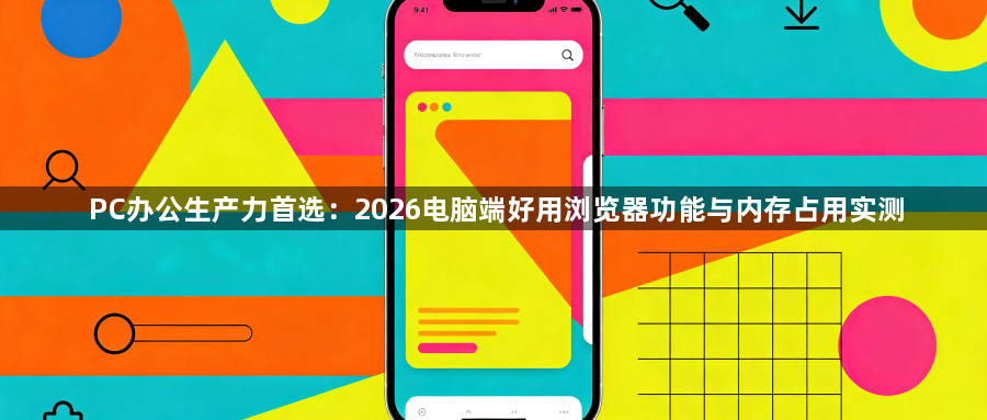 PC办公生产力首选：2026电脑端好用浏览器功能与内存占用实测1