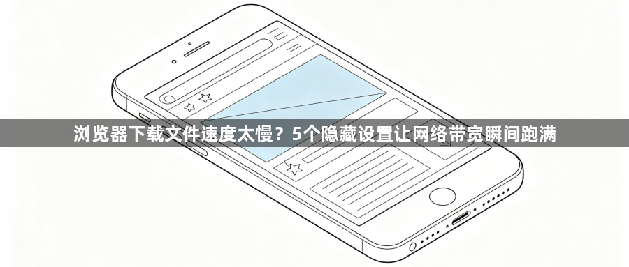 浏览器下载文件速度太慢？5个隐藏设置让网络带宽瞬间跑满1