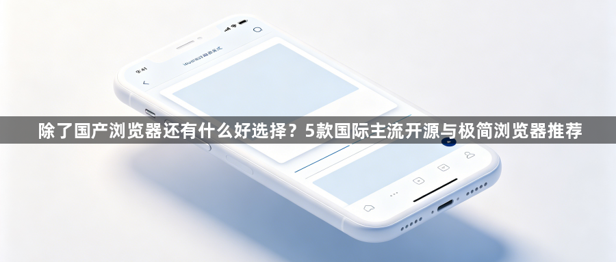 除了国产浏览器还有什么好选择？5款国际主流开源与极简浏览器推荐1