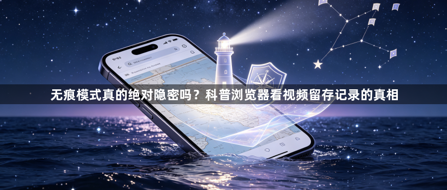 无痕模式真的绝对隐密吗?科普浏览器看视频留存记录的真相1
