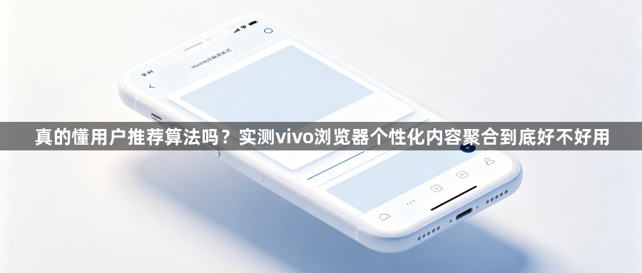 真的懂用户推荐算法吗?实测vivo浏览器个性化内容聚合到底好不好用1