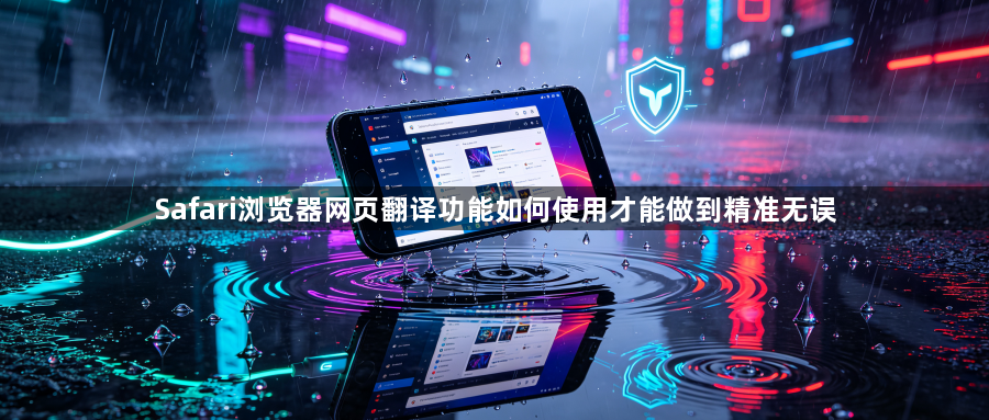 Safari浏览器网页翻译功能如何使用才能做到精准无误1