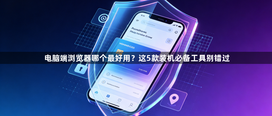 电脑端浏览器哪个最好用？这5款装机必备工具别错过1
