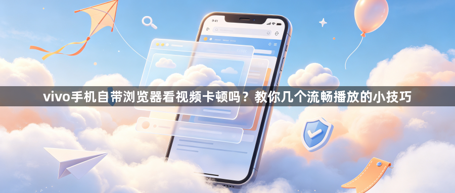 vivo手机自带浏览器看视频卡顿吗？教你几个流畅播放的小技巧1