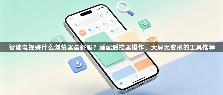 智能电视装什么浏览器最舒服？适配遥控器操作、大屏无变形的工具推荐1