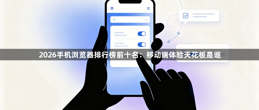 2026手机浏览器排行榜前十名：移动端体验天花板是谁1