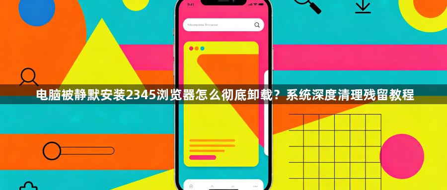 电脑被静默安装2345浏览器怎么彻底卸载？系统深度清理残留教程1