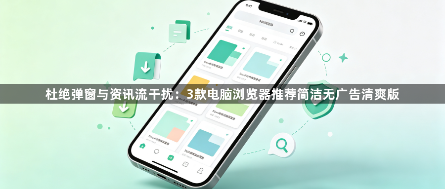 杜绝弹窗与资讯流干扰：3款电脑浏览器推荐简洁无广告清爽版1
