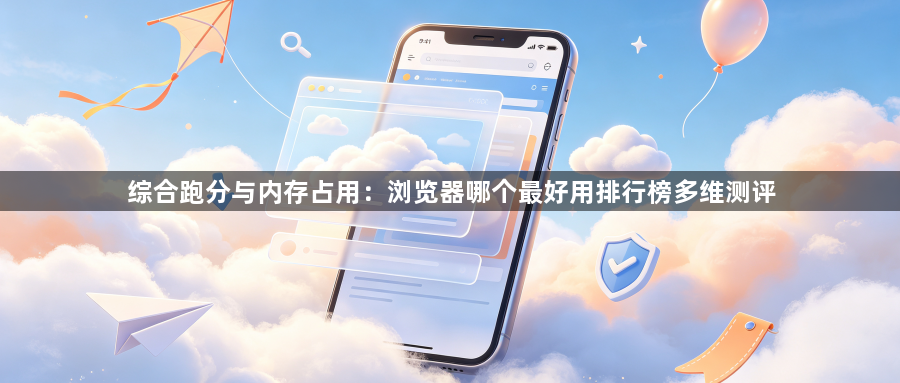 综合跑分与内存占用：浏览器哪个最好用排行榜多维测评1