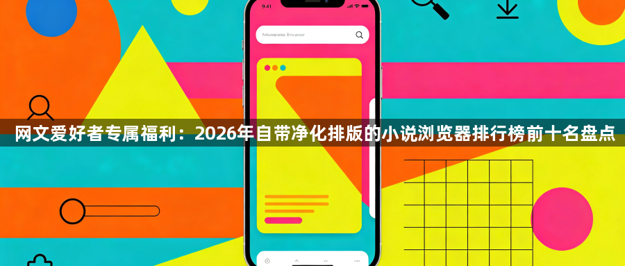 网文爱好者专属福利：2026年自带净化排版的小说浏览器排行榜前十名盘点1